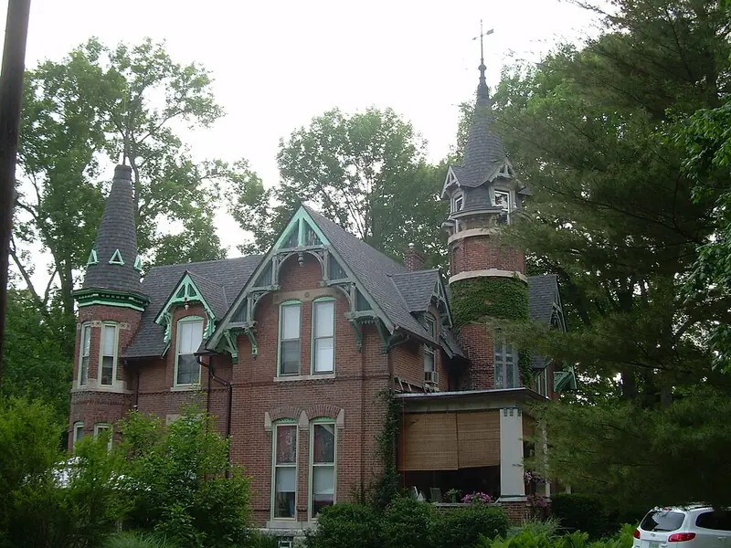 Historic Victorian home in Irvington neighborhood, Indianapolis Indiana